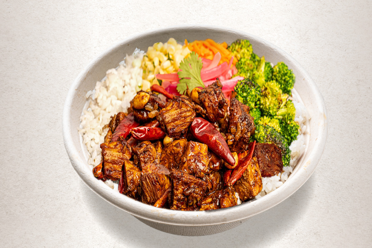 LTO kung pao chicken bowl