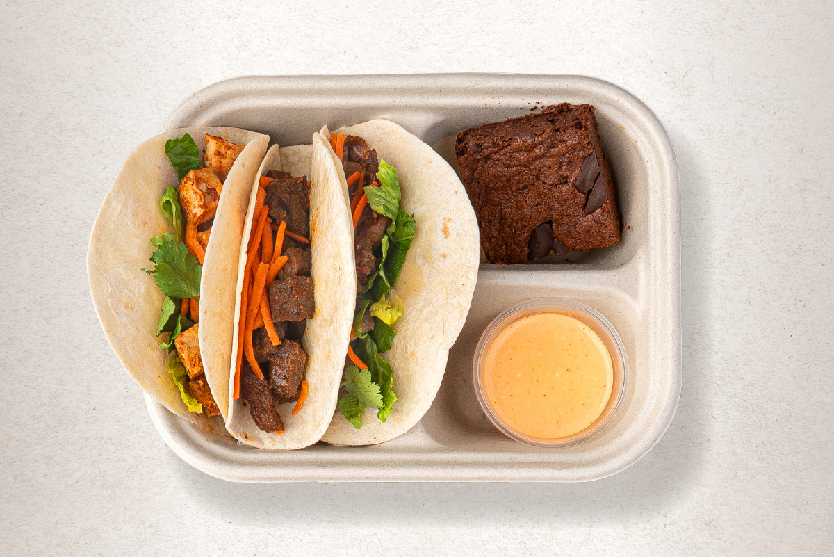 bento box w/ tacos