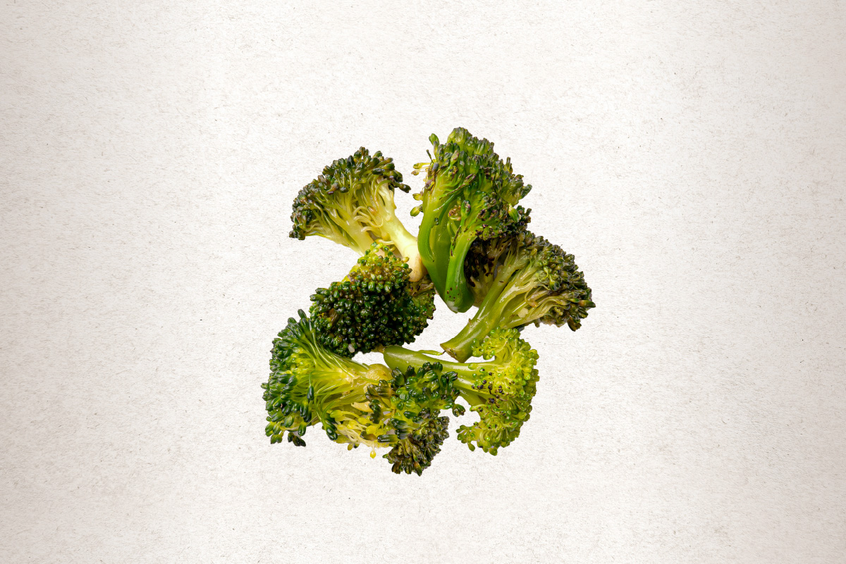 extra seared broccoli