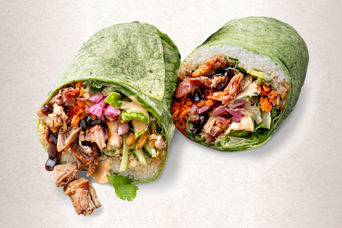 pork banh mi wrap