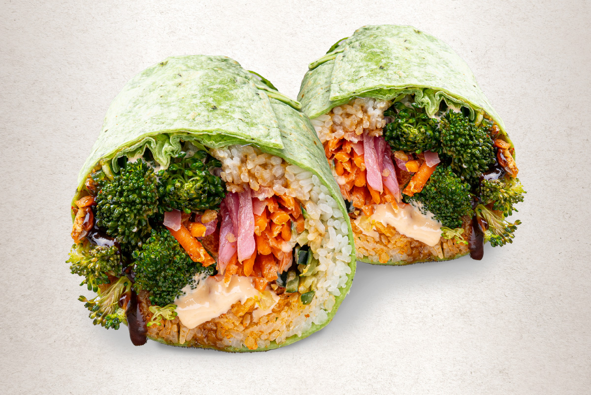 vegetarian banh mi wrap
